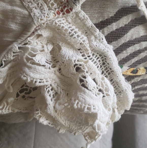 Off the shoulder long floral blouse - Picture 3 of 5